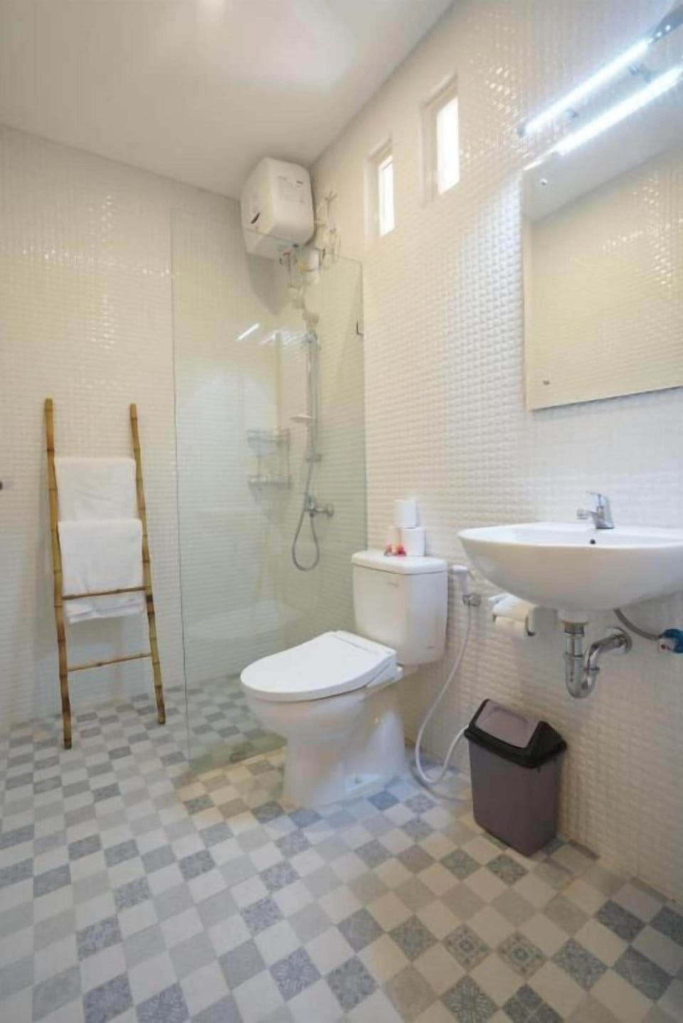 Double Room, Balcony, Pool View | Bathroom | Shower, free toiletries, hair dryer, towels