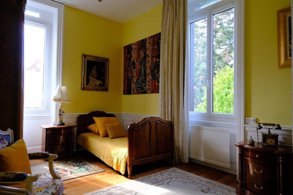Individually decorated, individually furnished, blackout drapes