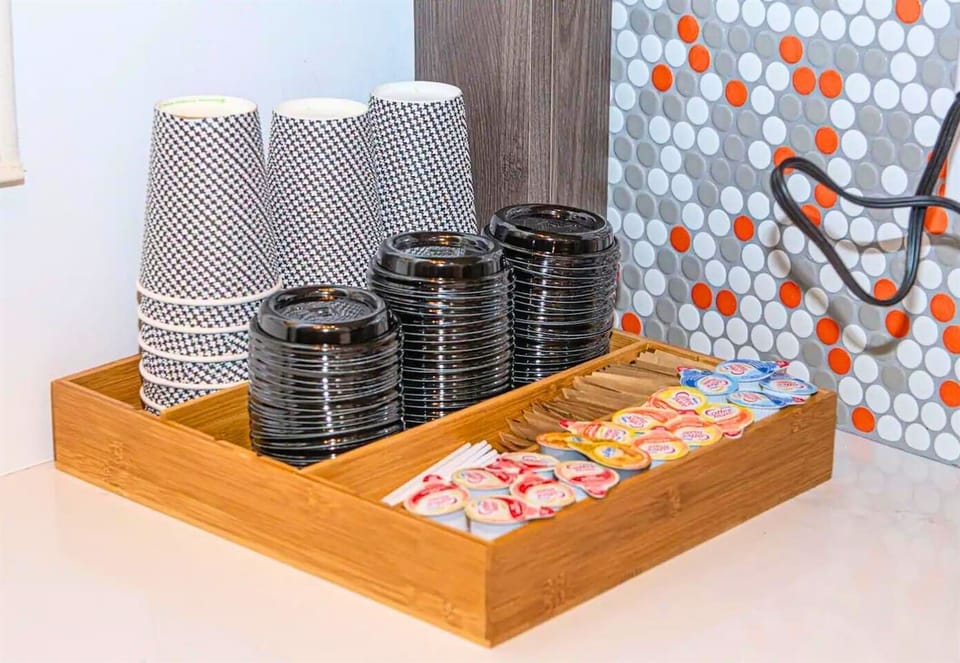 Cups, Lids, Cozies and Creamers at the Coffee Bar