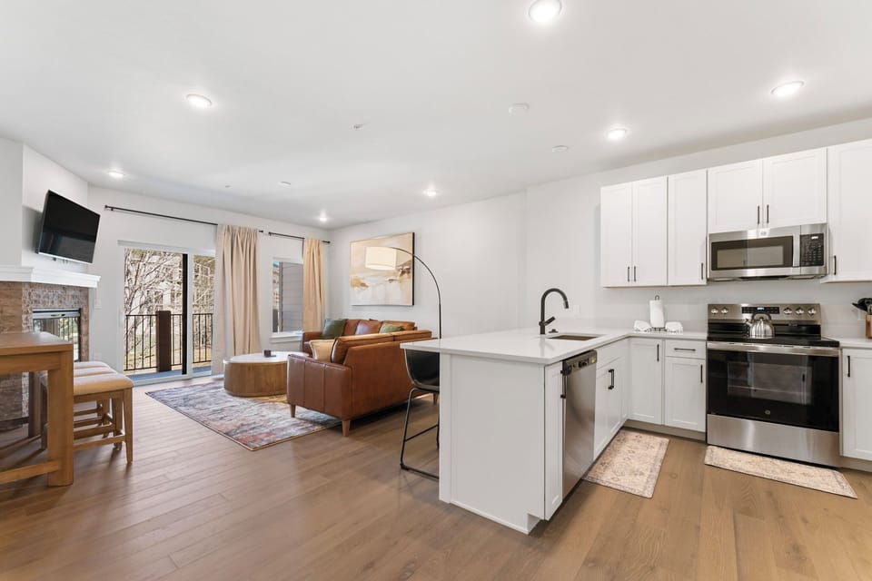 Open-concept space.