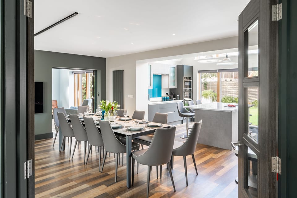 Ground floor: Kitchen and dining area