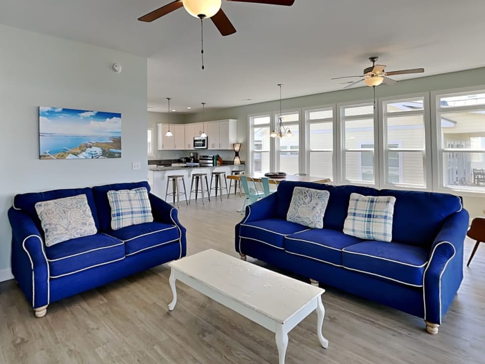 Living Room - Dual Couches, TV, And Entertainment Area