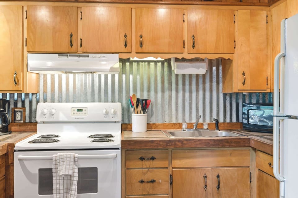 Full kitchen keeps meals simple between beach days and resort activities.