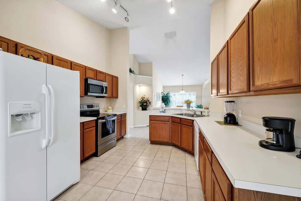 Fully equipped kitchen with everything you need to cook, snack, and feel right at home.
