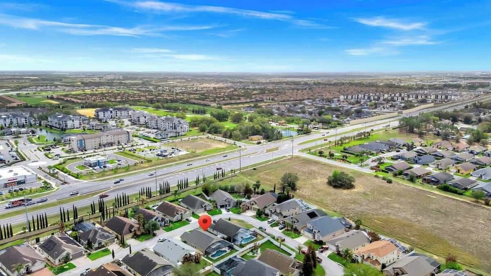 Aerial views showcasing the peaceful, well-planned neighborhood.