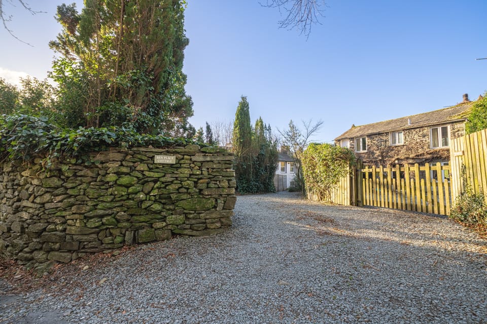 Driveway to parking