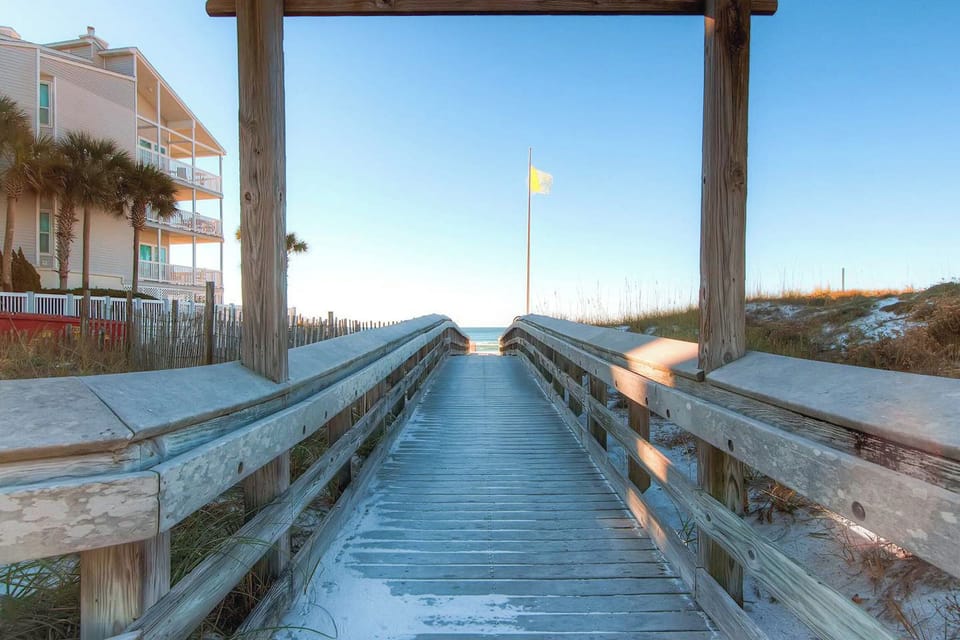 Beach is just a stroll away 