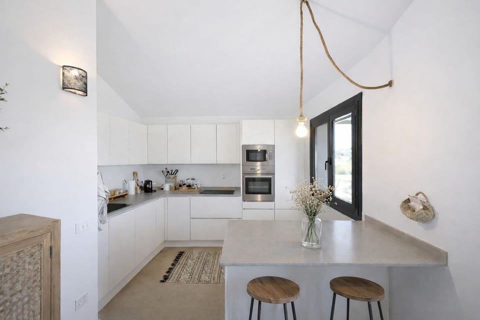 Villa, Hill View, Poolside | Private kitchen | Fridge, microwave, oven, stovetop