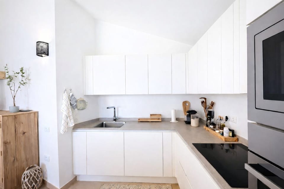 Villa, Hill View, Poolside | Private kitchen | Fridge, microwave, oven, stovetop