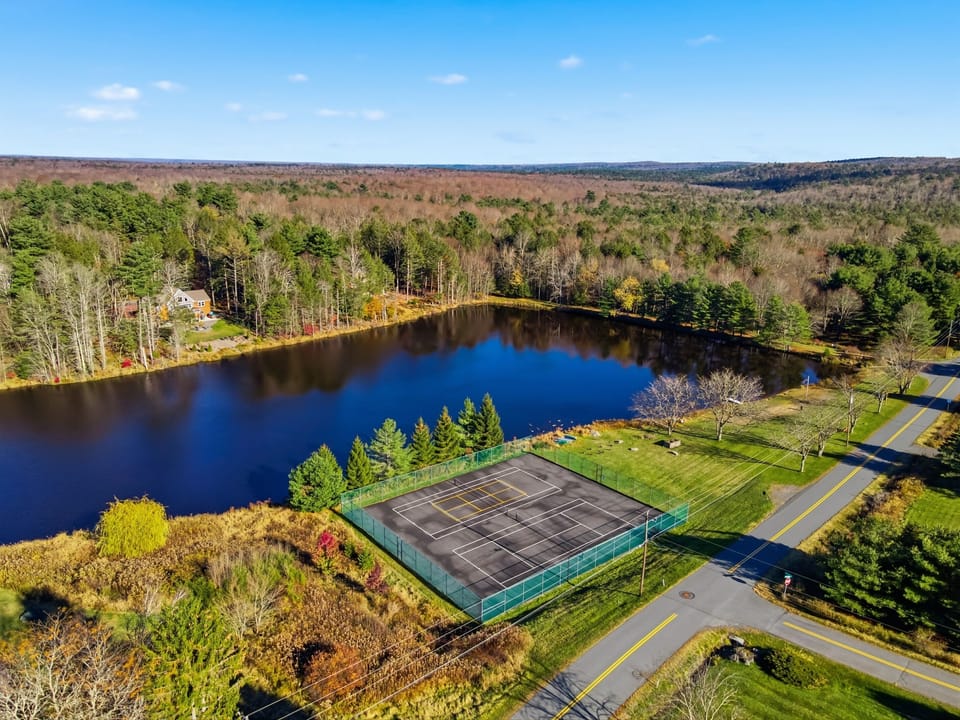 Your private Pocono haven captured from above.