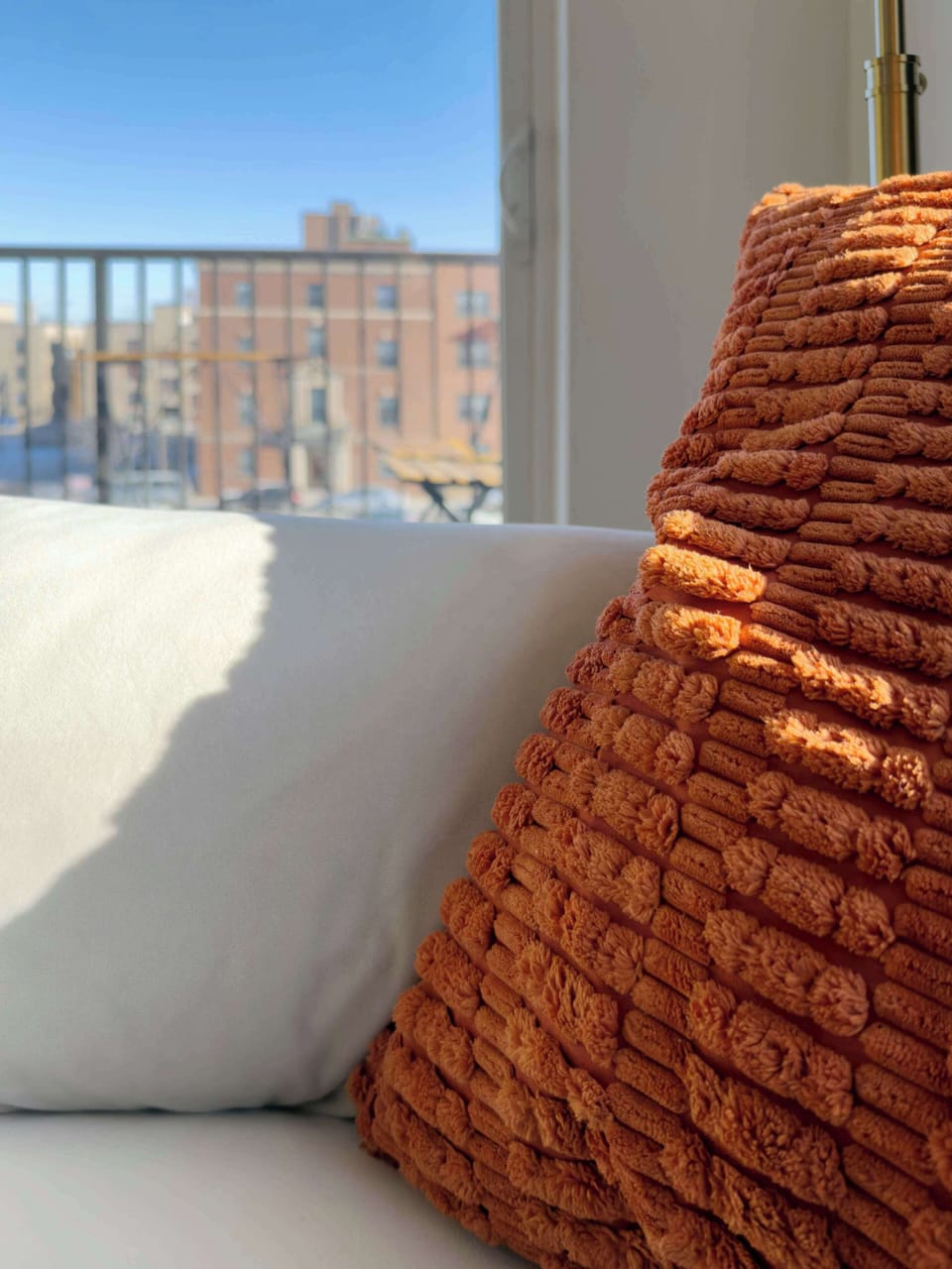 Natural light and soft textures create a peaceful corner to relax, recharge, or enjoy a quiet moment during your stay.