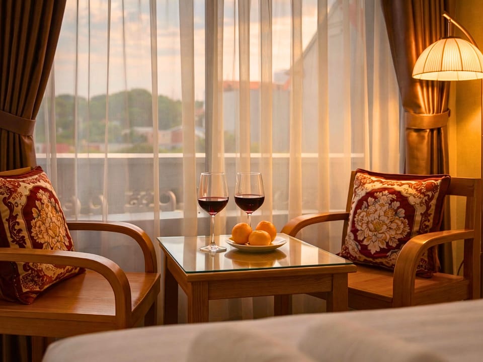 Deluxe Double Room, 1 King Bed, Private Bathroom, Garden View | Minibar, desk, laptop workspace, rollaway beds