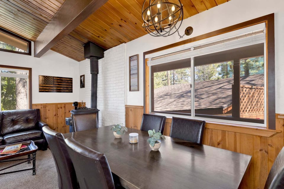 Inviting dining area designed for comfort and connection. The space feels open and airy, with a warm atmosphere that makes everyday meals and special gatherings equally enjoyable.