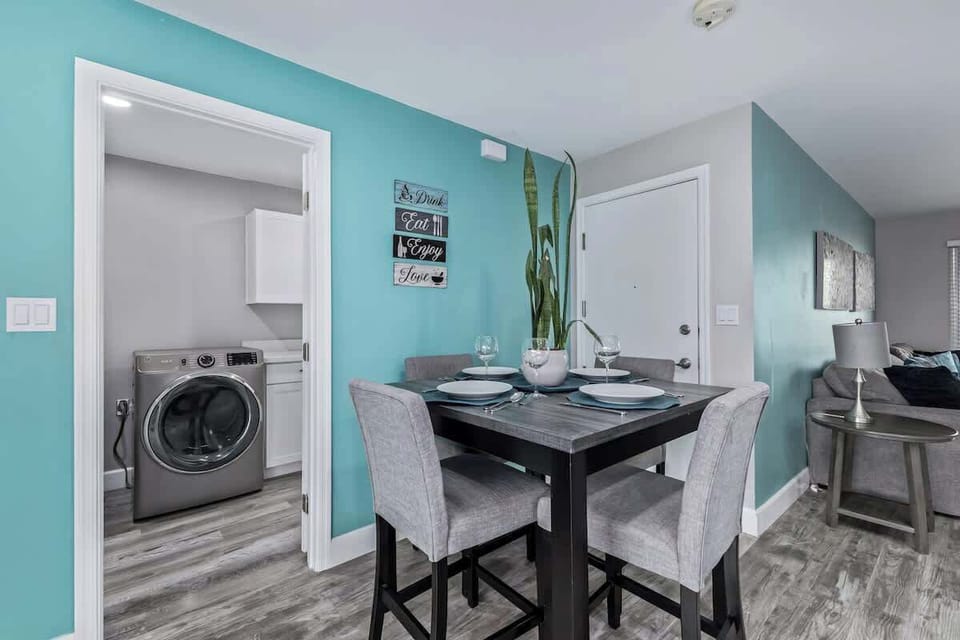 Spacious dining area perfect for shared meals and conversation.