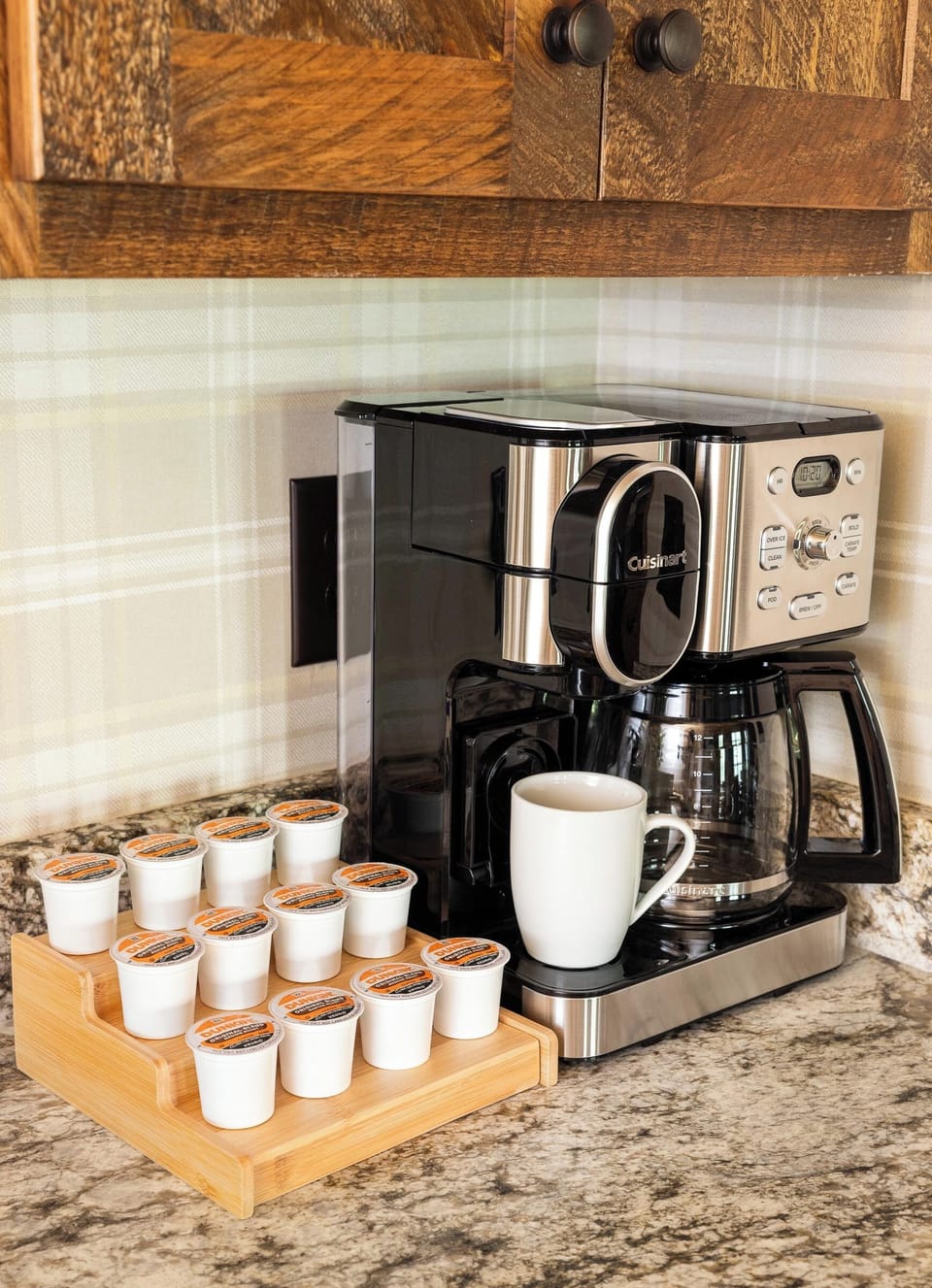 Slow mornings start here... coffee in hand, mountains all around.

