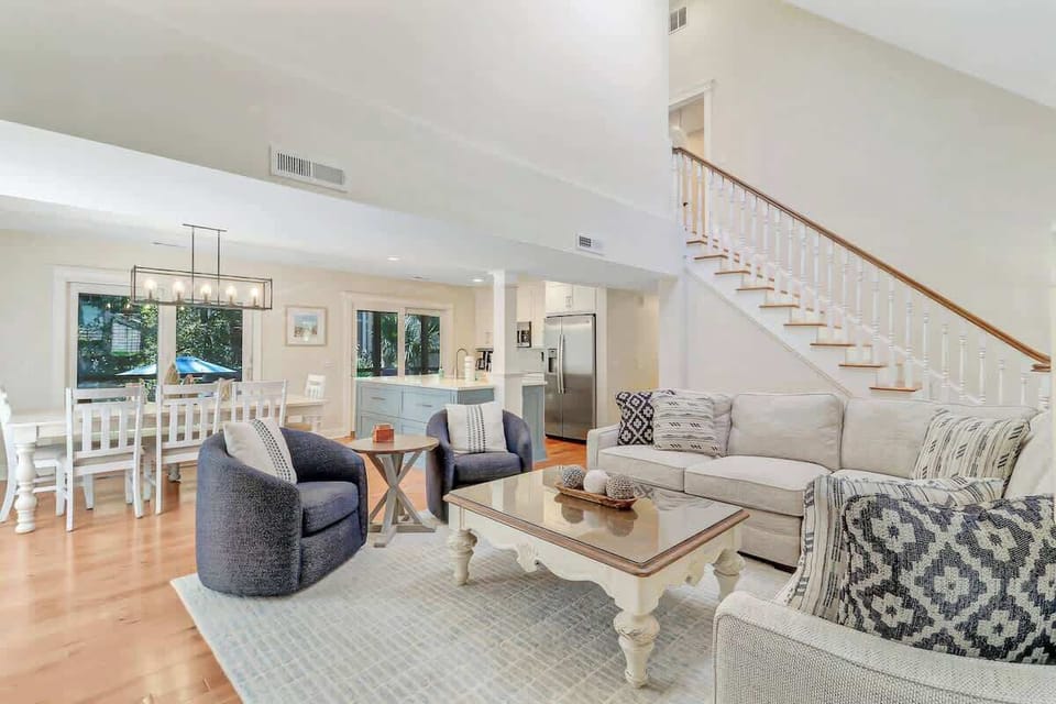 Living, Kitchen, and Dining Room 