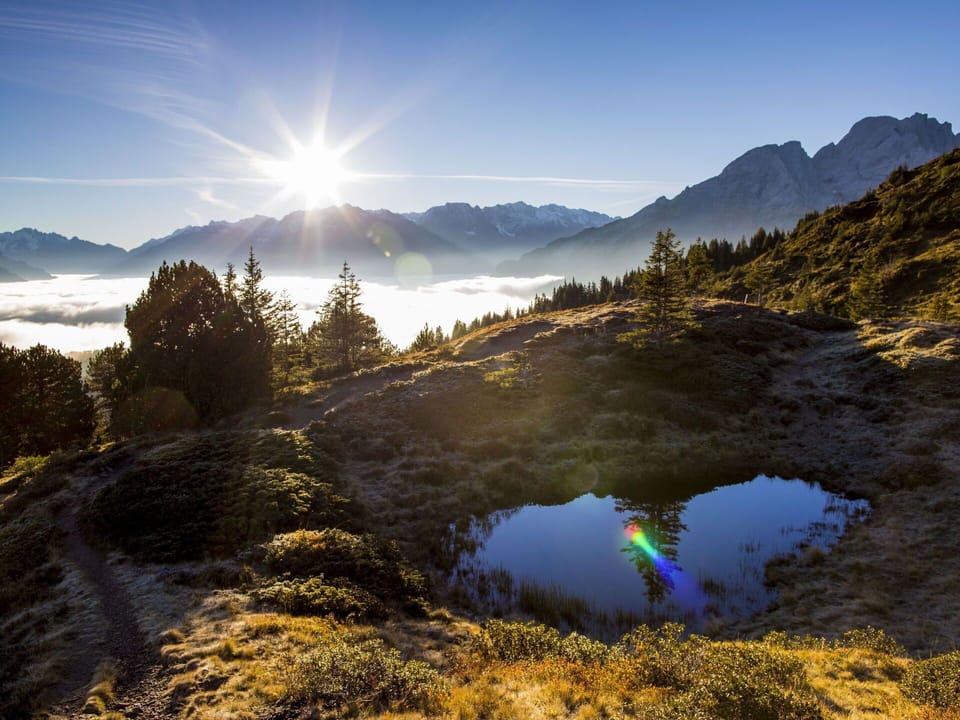 Mountainous Landforms, Mountain, Sun, Wilderness, Hill, Mountain Range, Highland, Ridge, Tarn, Hill Station