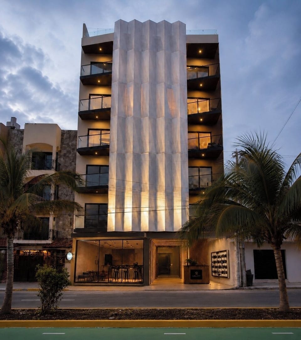 Calatt Building located in the heart of Zazil-Ha