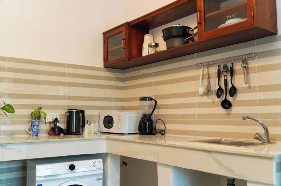 Family Villa, Balcony, Garden View | Private kitchen | Fridge, microwave, coffee/tea maker