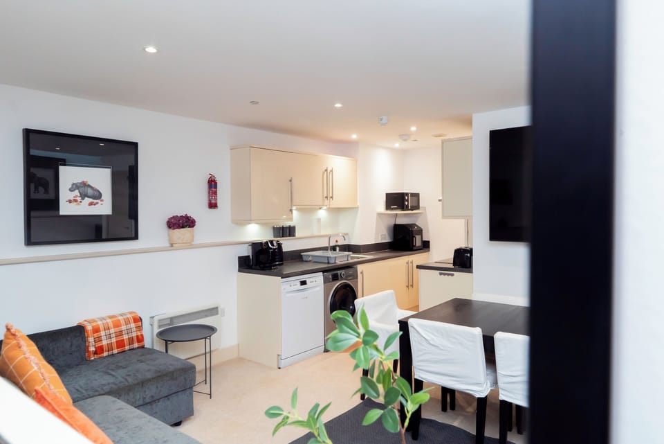 Designed with guests in mind, the kitchen includes all essentials to make your stay seamless.