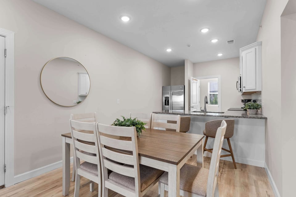 Gather around the dining table and share a meal together!