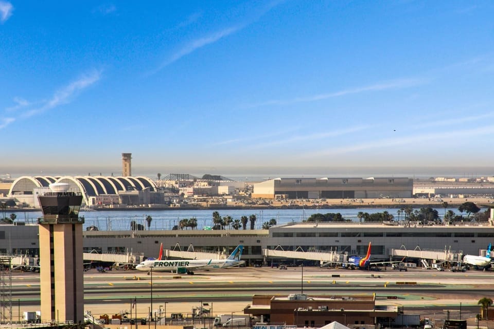 Watch planes glide over the city