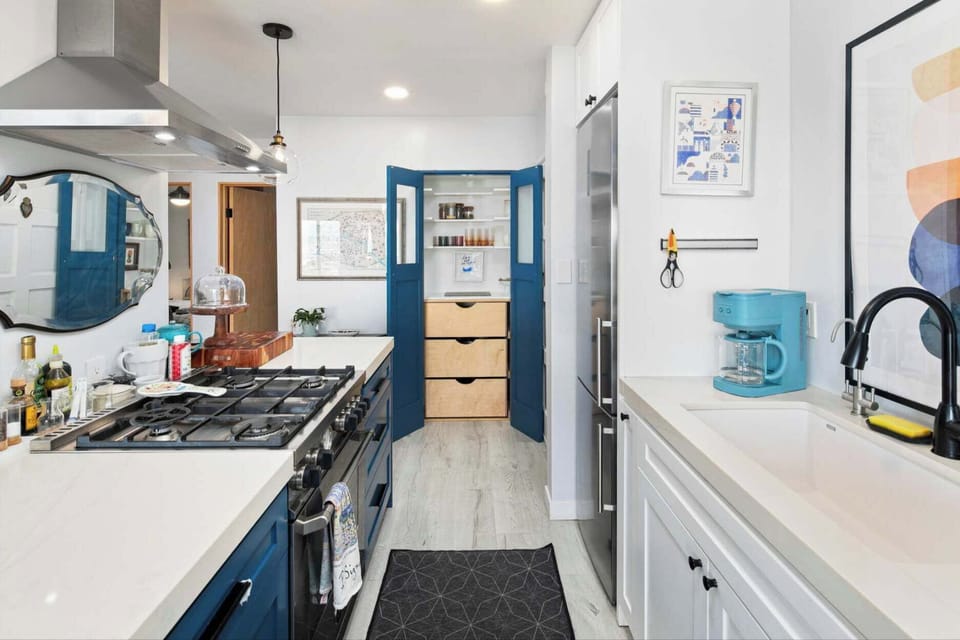 Bright, modern kitchen space