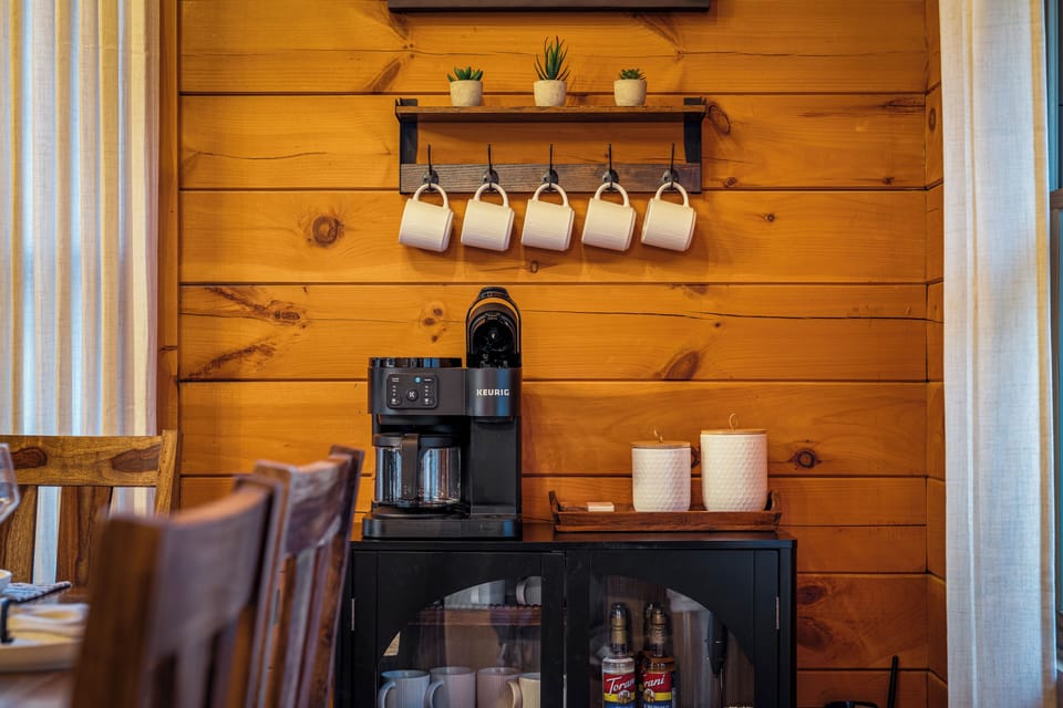 Start your day at the coffee bar, with a Keurig!