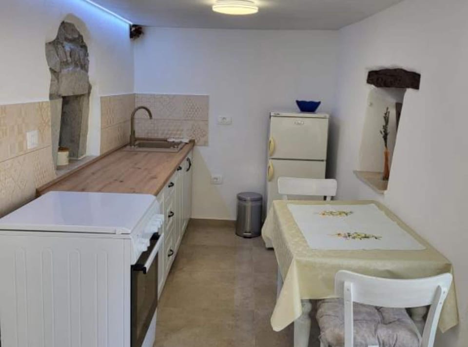 Studio (Studio Apartment with Terrace) | Private kitchen | Fridge