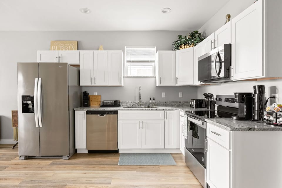 Fully Equipped Kitchen | Everything You Need for Easy Meals and Morning Coffee