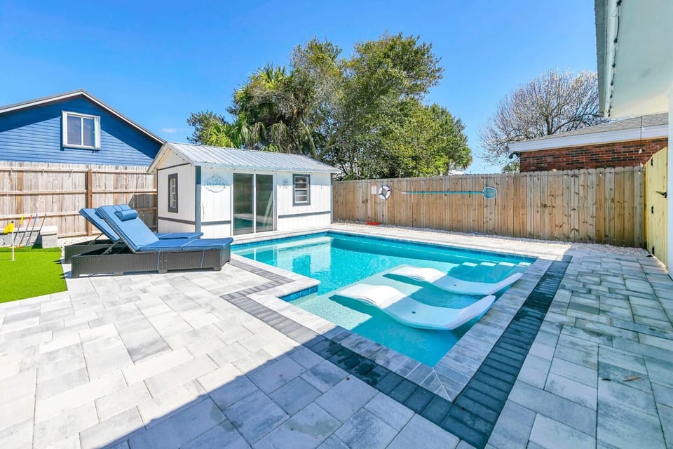House, Multiple Beds (The White Sandcastle) | Pool | A heated pool