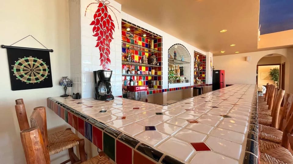 Downstairs bar area