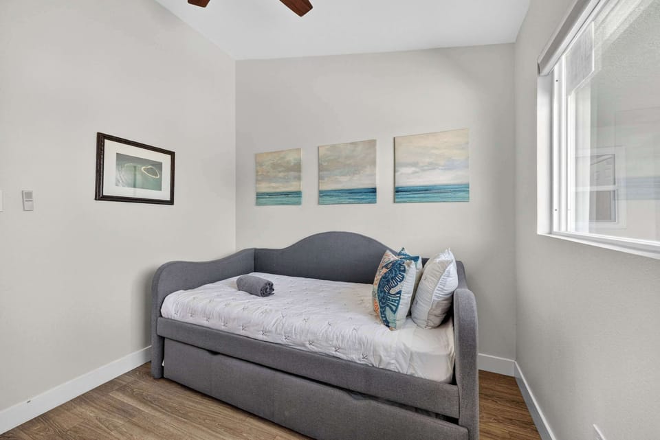 Comfortable sleeping space perfect for relaxing after a day out.