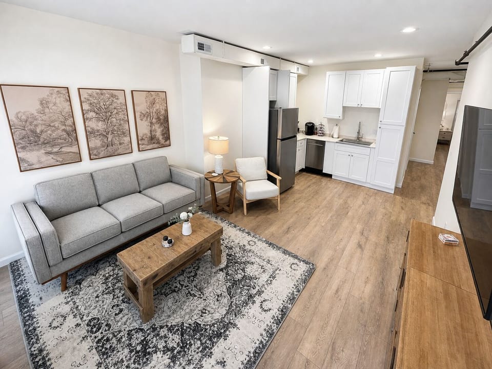 Living Room and Kitchen