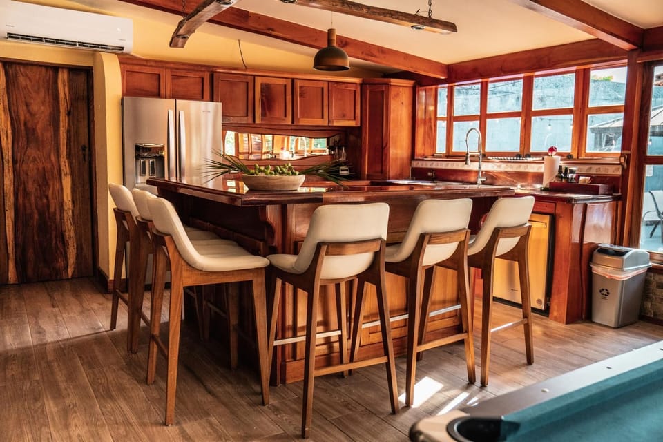Open-concept kitchen and living space designed for easy group living and connection