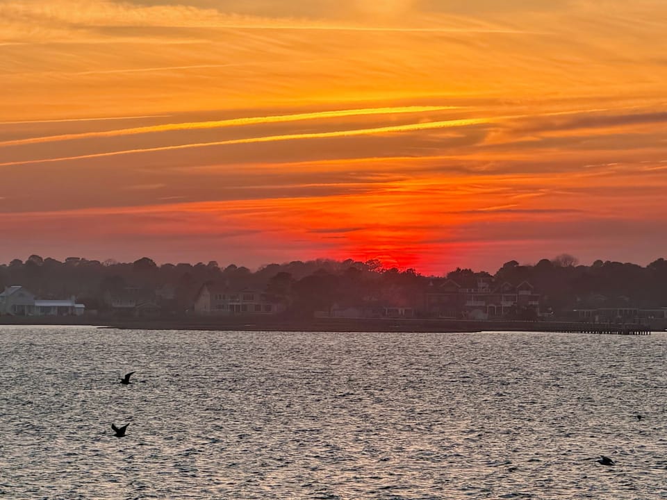 Sunset View from the Balcony