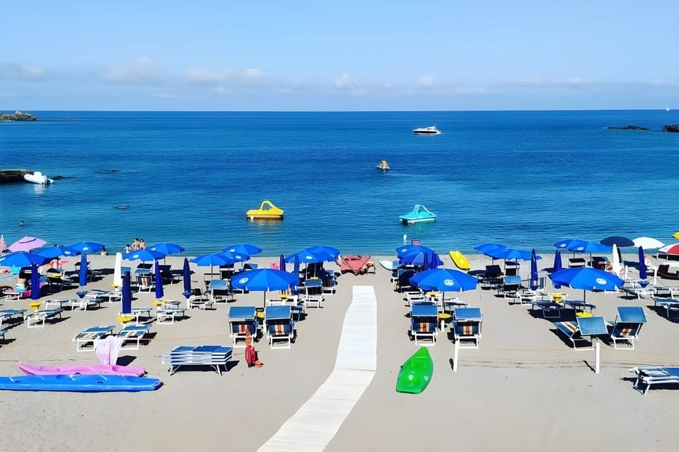 The beach nearby