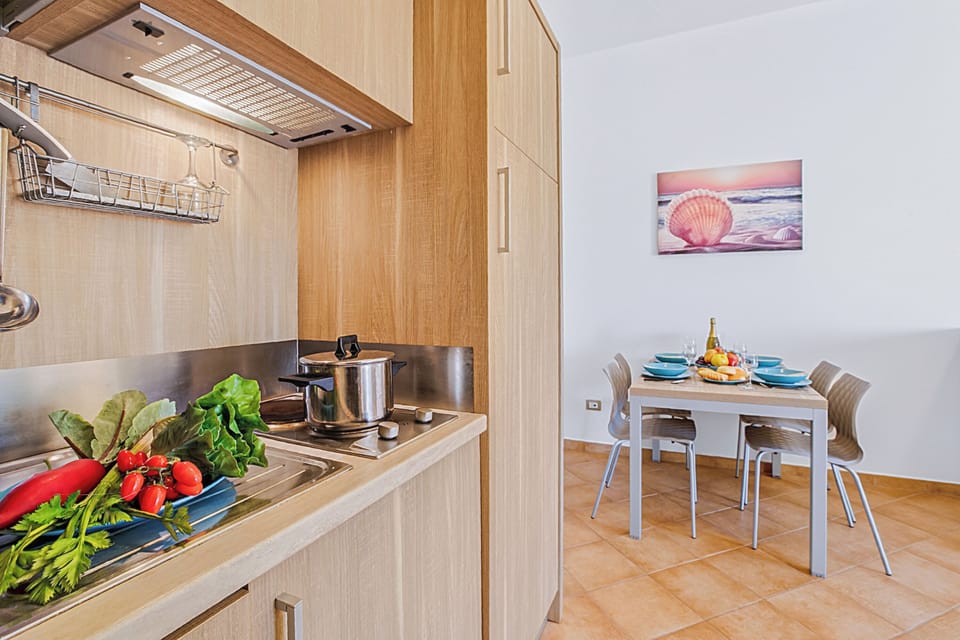 Kitchen and dining area