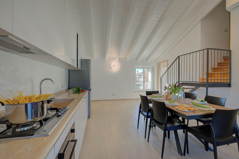Kitchen and dining area