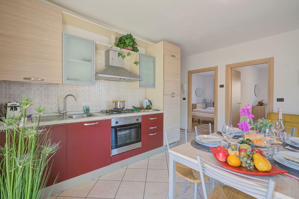 Kitchen and dining area