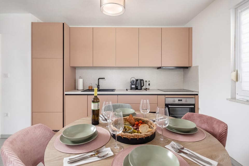 Kitchen and dining area