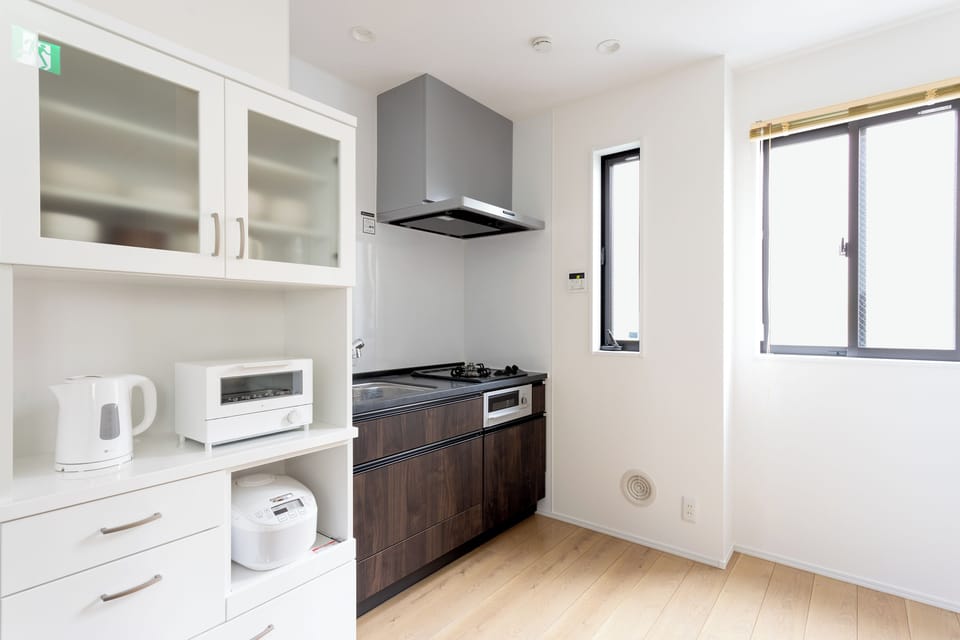 Comfort House, 1 Bedroom | Private kitchen | Fridge, microwave, stovetop, rice cooker