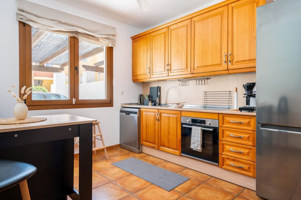 Fully equipped with a dishwasher and modern oven, you`ll have everything needed to whip up home-cooked meals during your stay. A coffee maker is also ready to fuel your mornings.