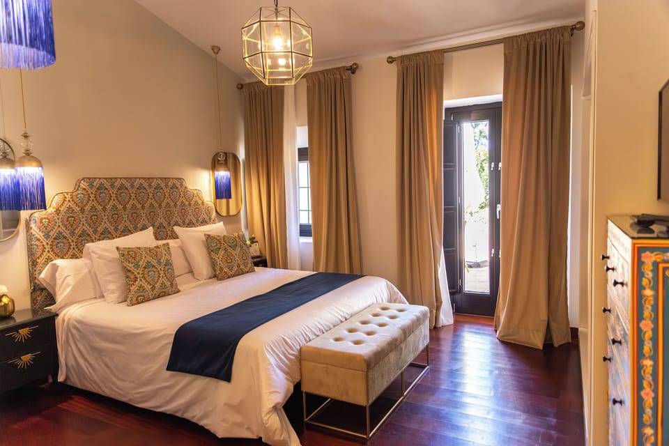 Superior Double Room, Courtyard Area | In-room safe, blackout drapes, iron/ironing board, free WiFi