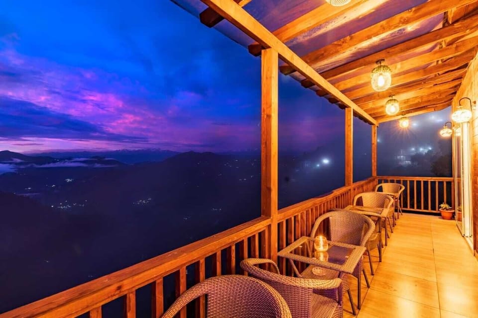 Valley View and Himalaya View With Big Balcony Room | Outdoor dining