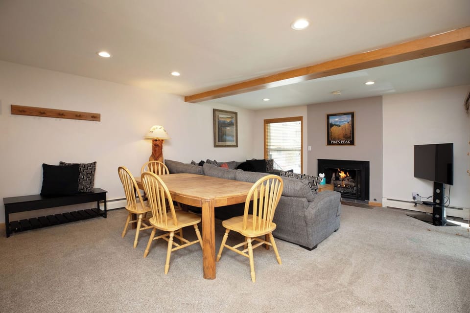 This spacious living room was made for relaxing