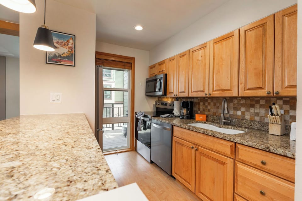 Stocked kitchen for family meals