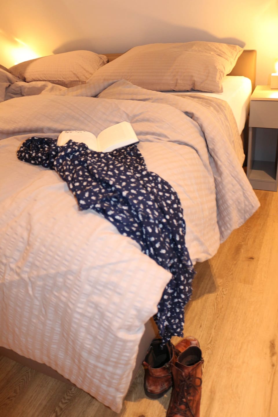 Gemütliches Bett