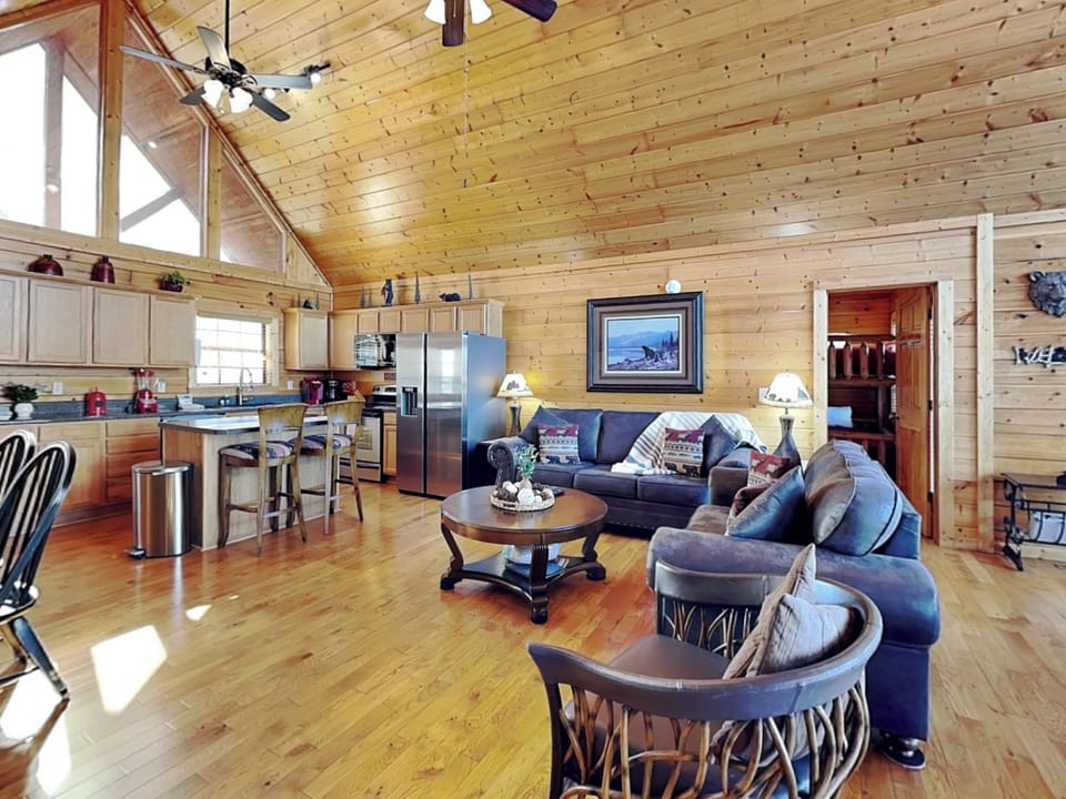 Open Living + Kitchen Makes It Easy To Spend Time Together
