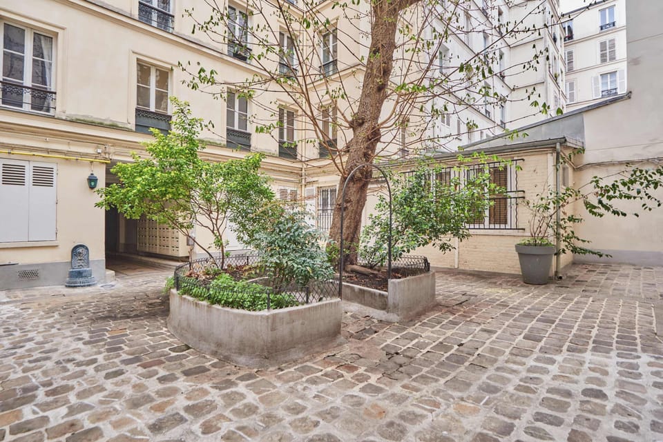 Cour de l'immeuble